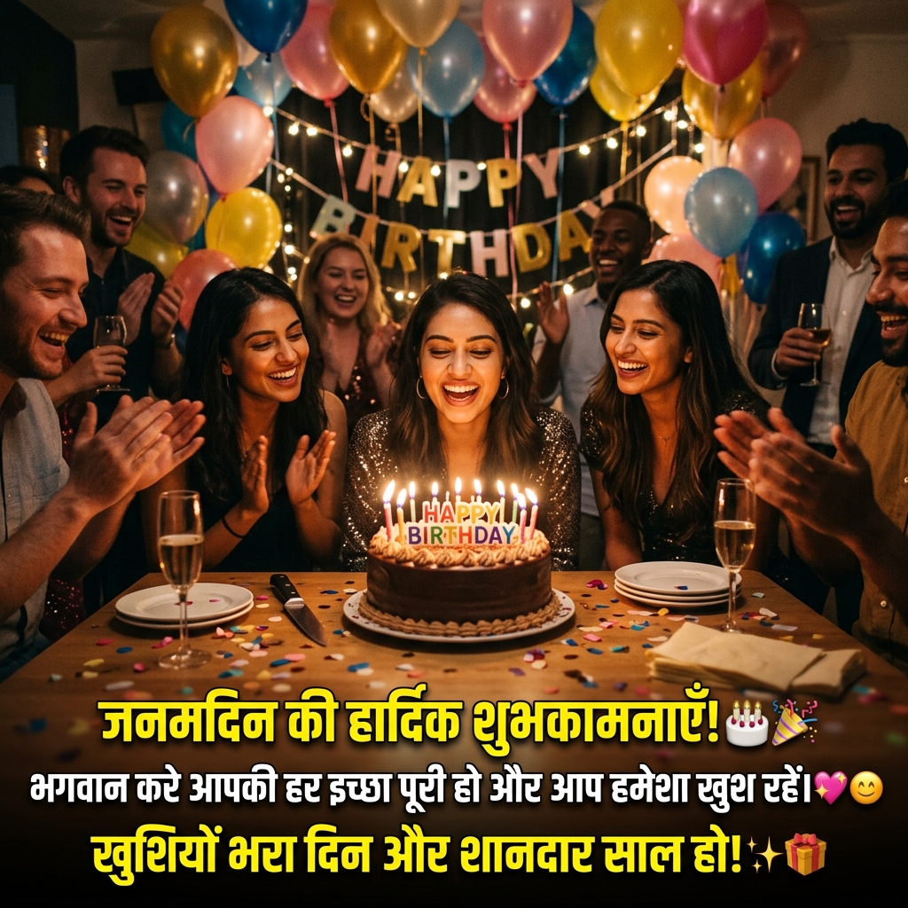 Happy Birthday Quotes in Hindi