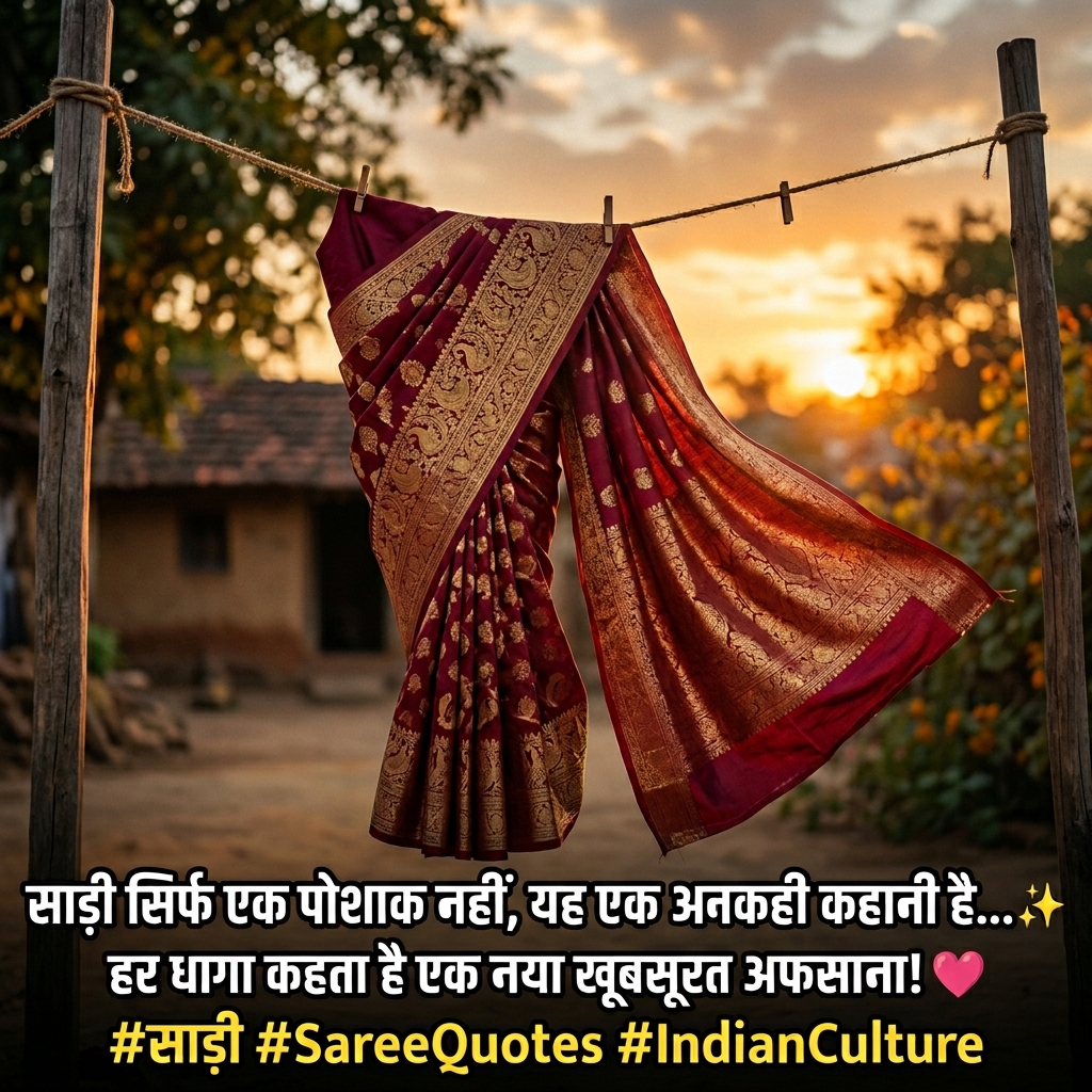 Saree Quotes in Hindi