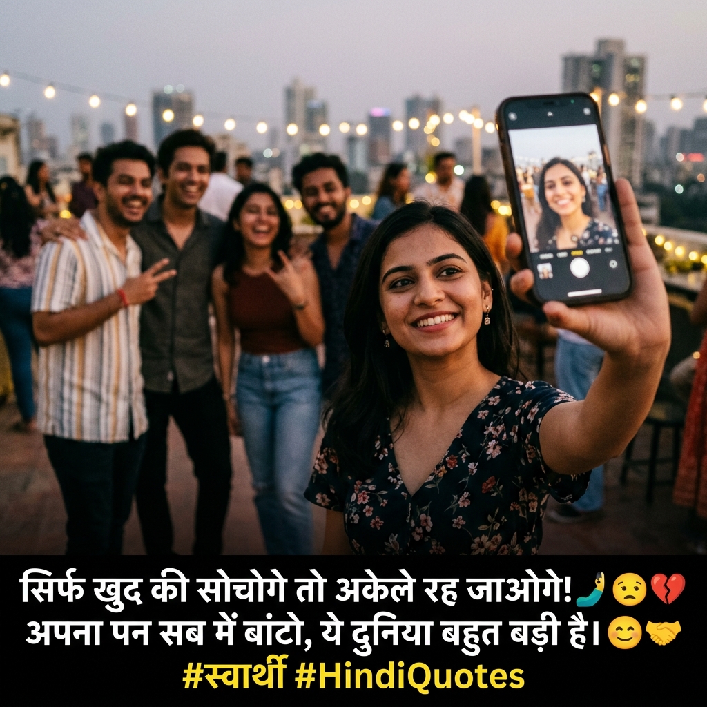 Selfish Quotes in Hindi