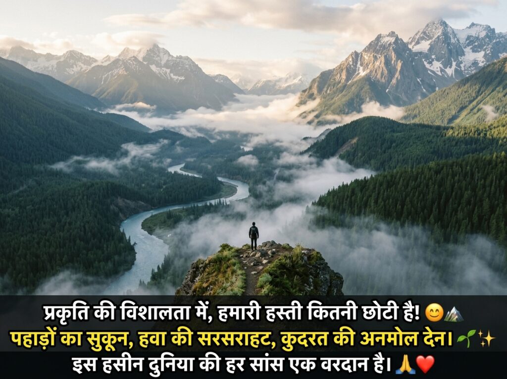 Nature Quotes in Hindi
