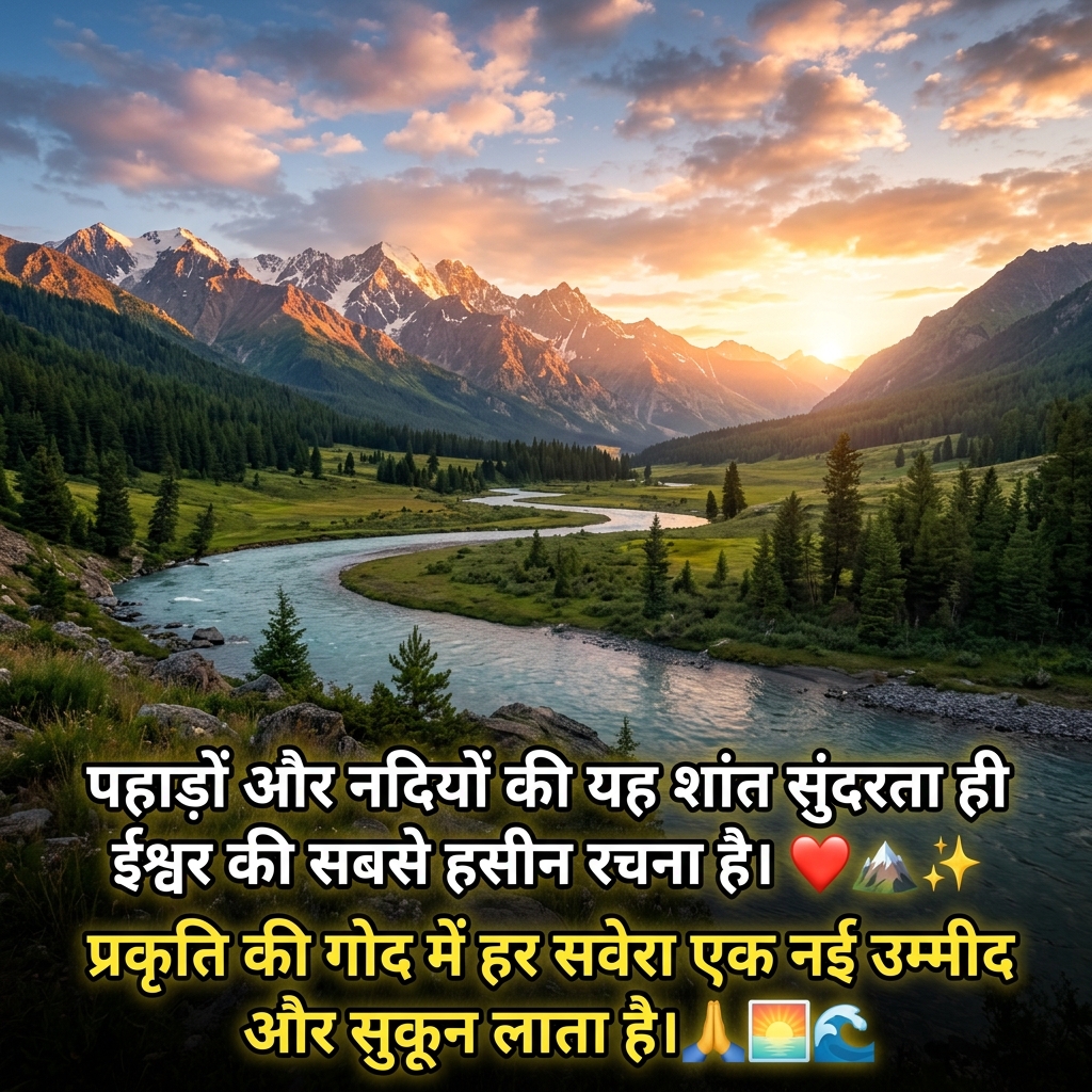 Nature Quotes in Hindi