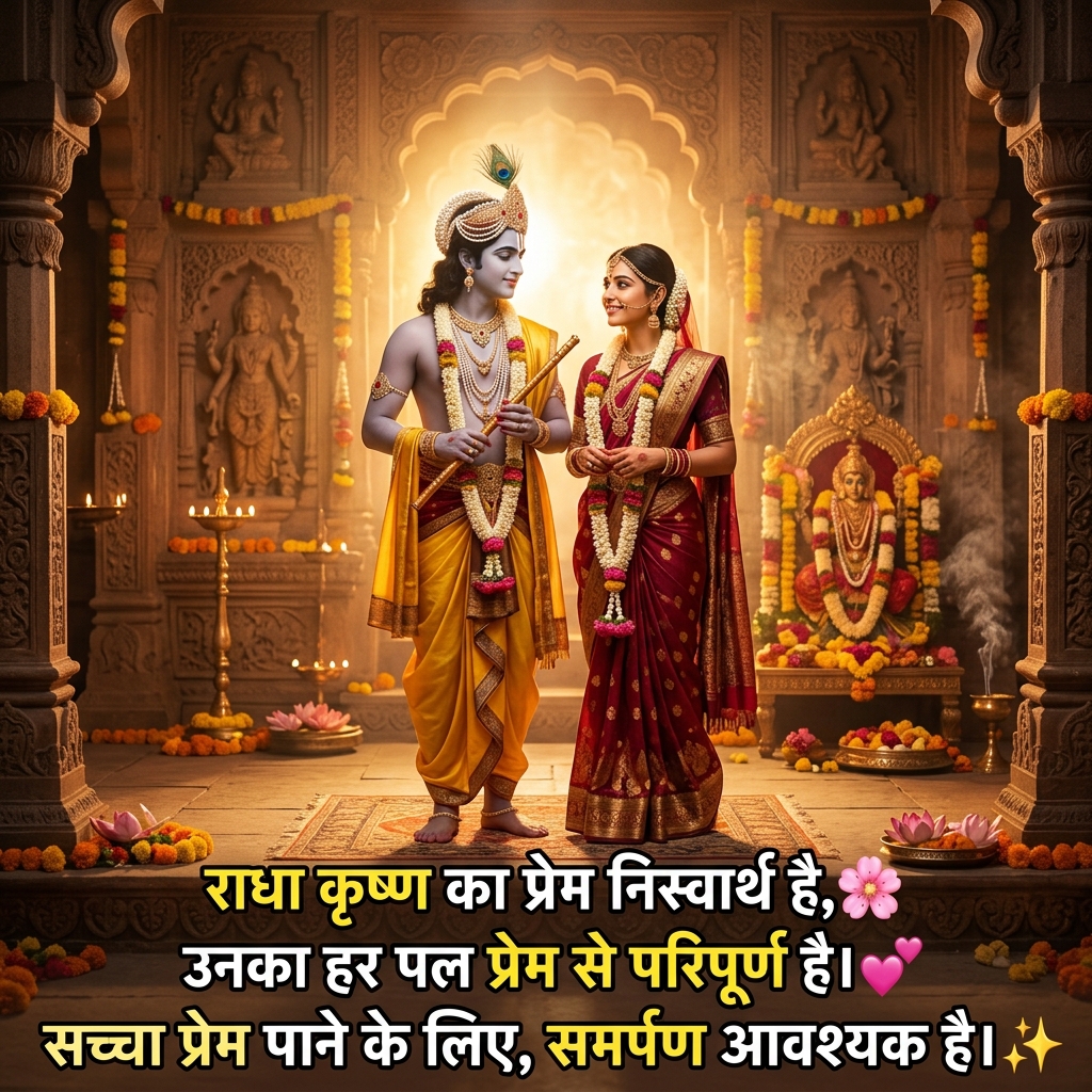 Radha Krishna Quotes in Hindi