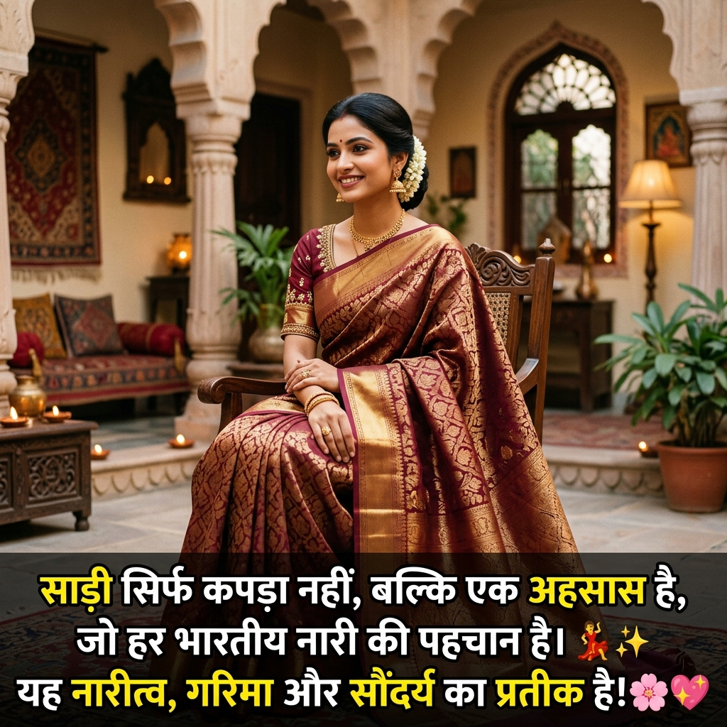 Saree Quotes in Hindi
