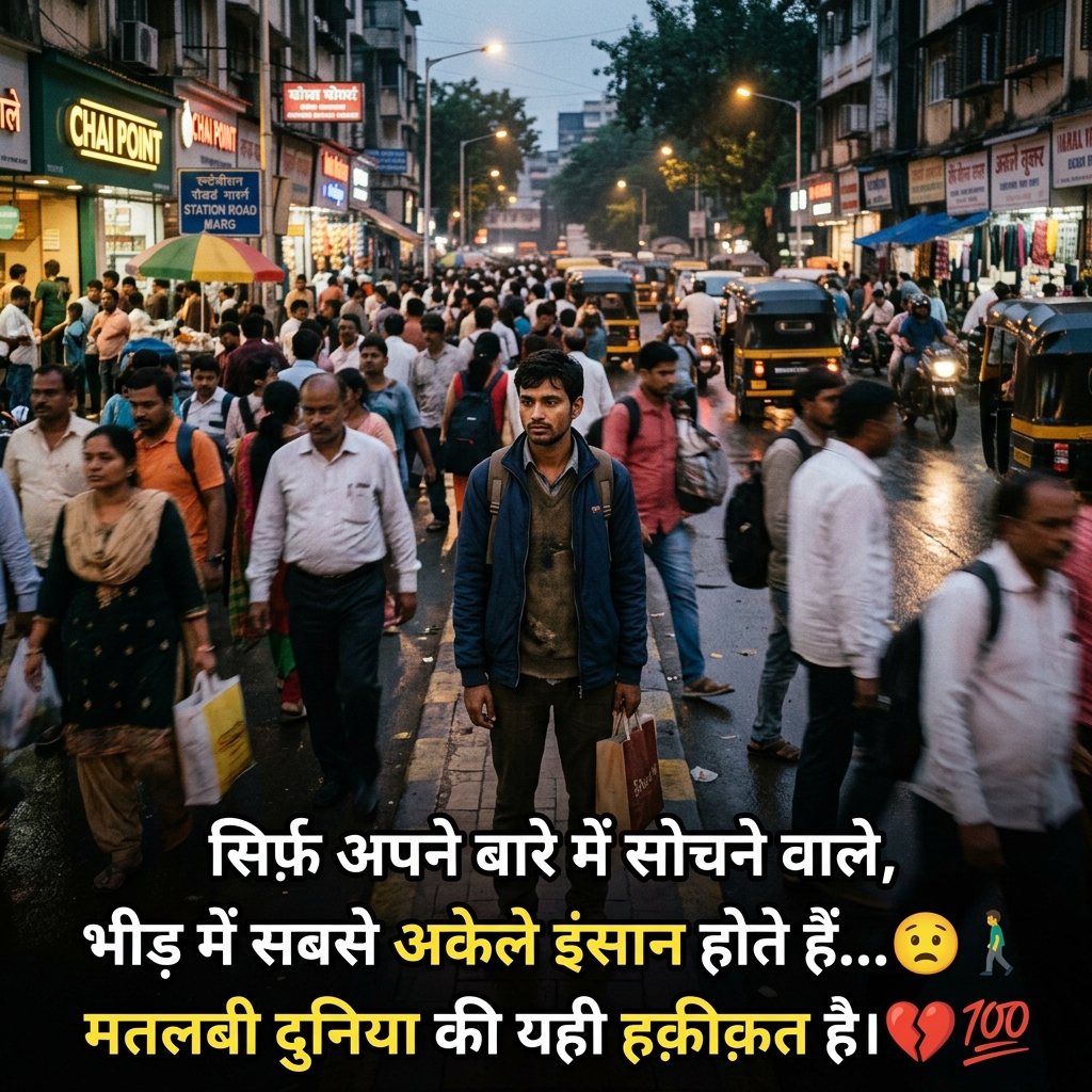 Selfish Quotes in Hindi