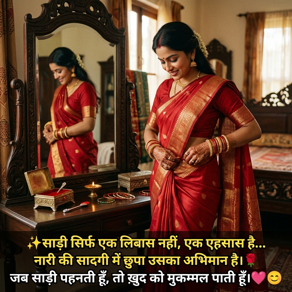 Saree Quotes in Hindi
